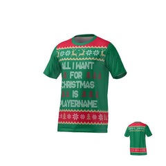 ALL I WANT FOR CHRISTMAS T-SHIRT - GREEN