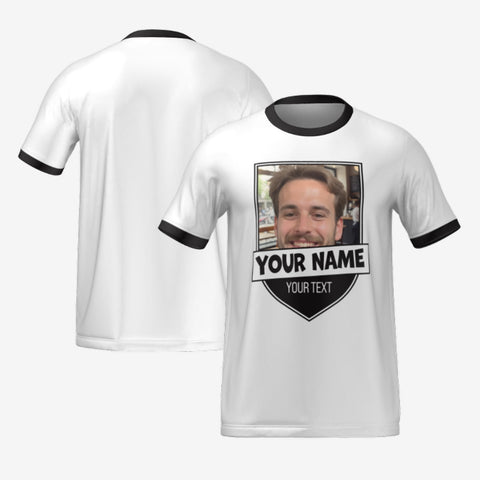 BUCKS PARTY BADGE T-SHIRT