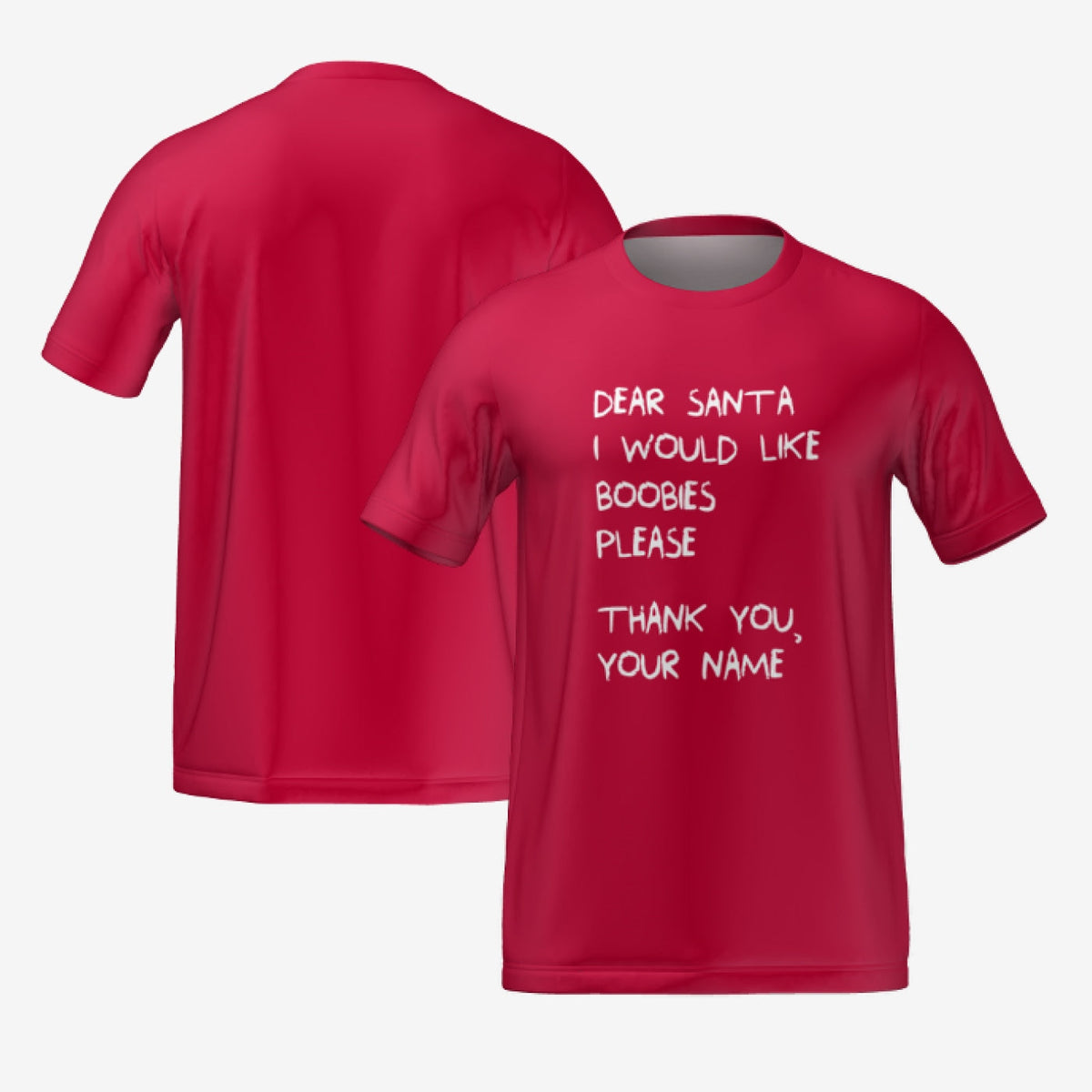 DEAR SANTA T-SHIRT - RED