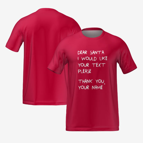 DEAR SANTA T-SHIRT - RED