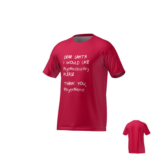 DEAR SANTA T-SHIRT - RED