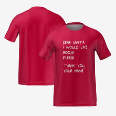 DEAR SANTA T-SHIRT - RED