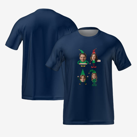 ELVES FAMILY T-SHIRT - NAVY