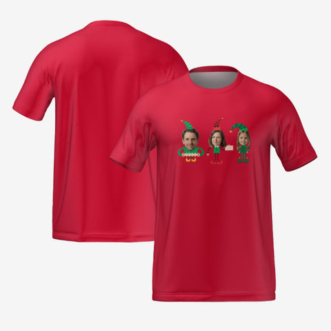 ELVES FAMILY T-SHIRT - RED