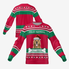 FELIZ NAVIDOG SWEATER - RED