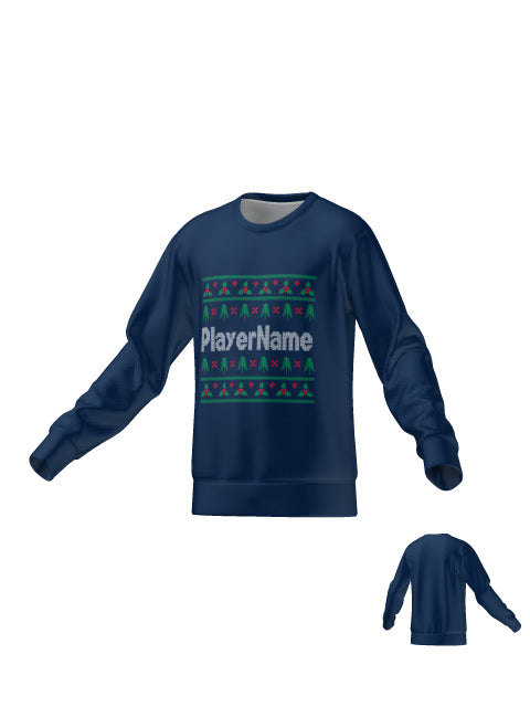 CHRISTMAS SWEATER - NAVY