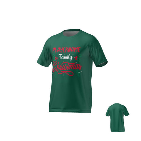 MY FAMILY CHRISTMAS T-SHIRT - GREEN