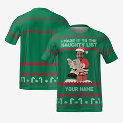 NAUGHTY LIST T-SHIRT - GREEN