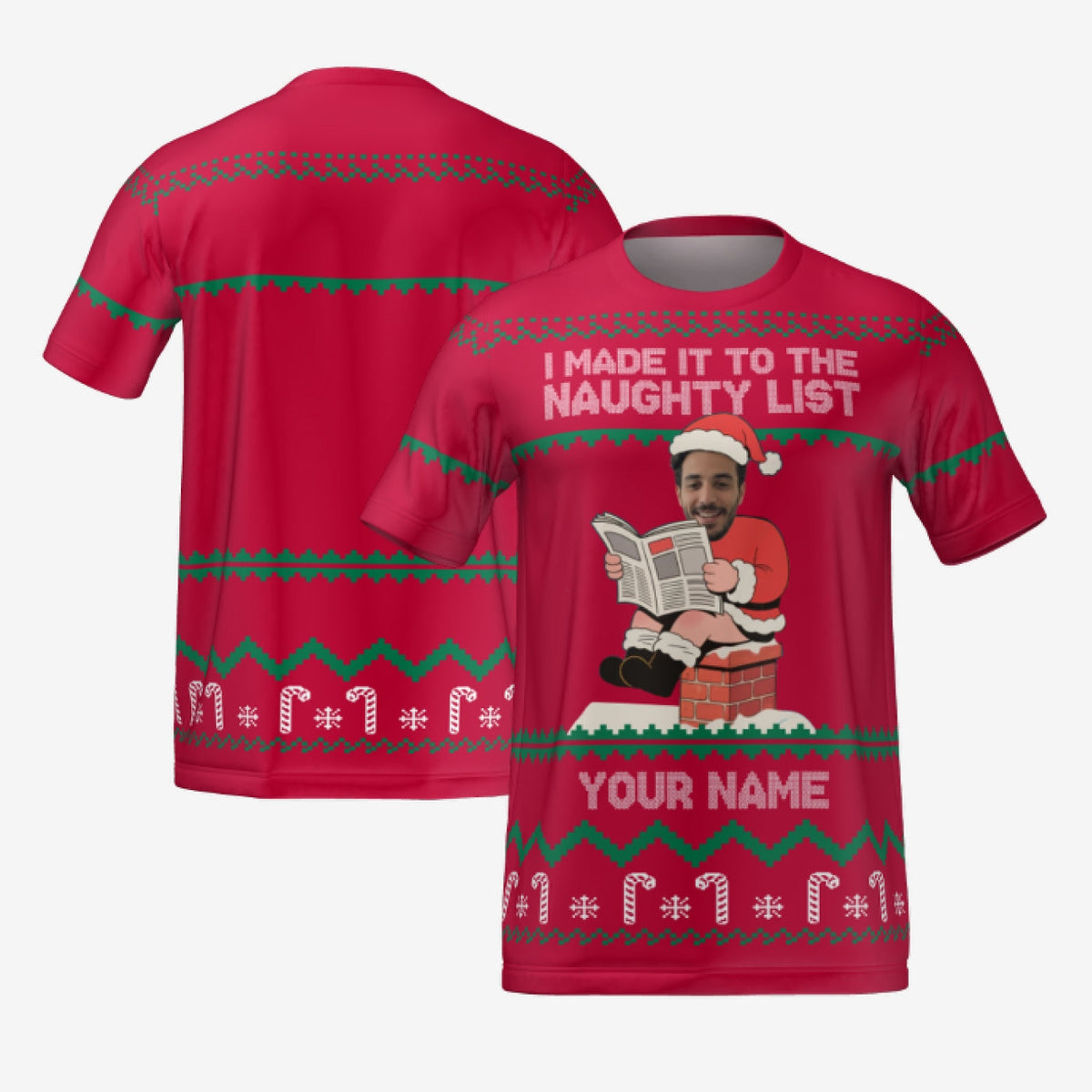 NAUGHTY LIST T-SHIRT - RED