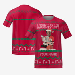 NAUGHTY LIST T-SHIRT - RED