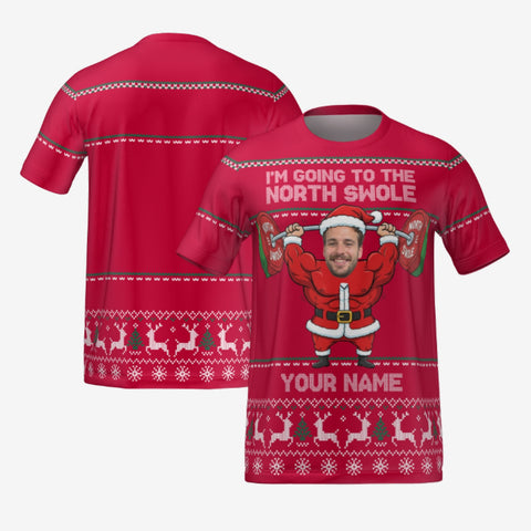 NORTH SWOLE T-SHIRT - RED