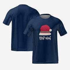 SANTA HAT T-SHIRT - NAVY