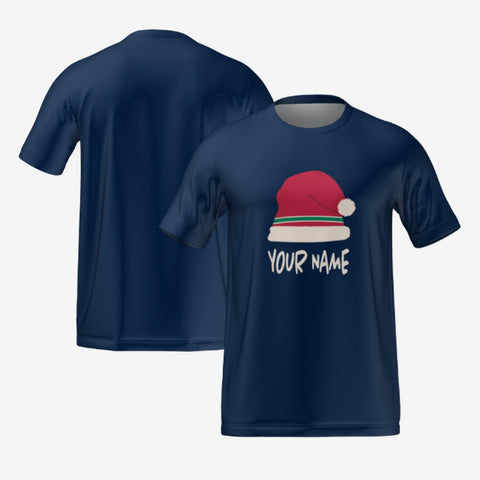 SANTA HAT T-SHIRT - NAVY
