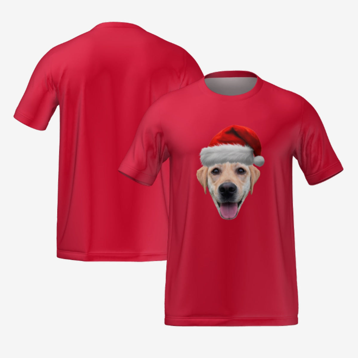 SANTA PET T-SHIRT - RED