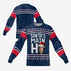 SANTA'S HO SWEATER - NAVY
