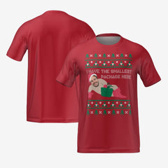 SMALLEST PACKAGE T-SHIRT - RED