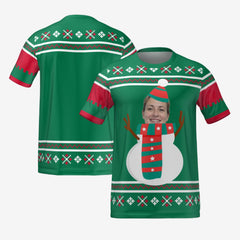 SNOWMAN T-SHIRT - GREEN