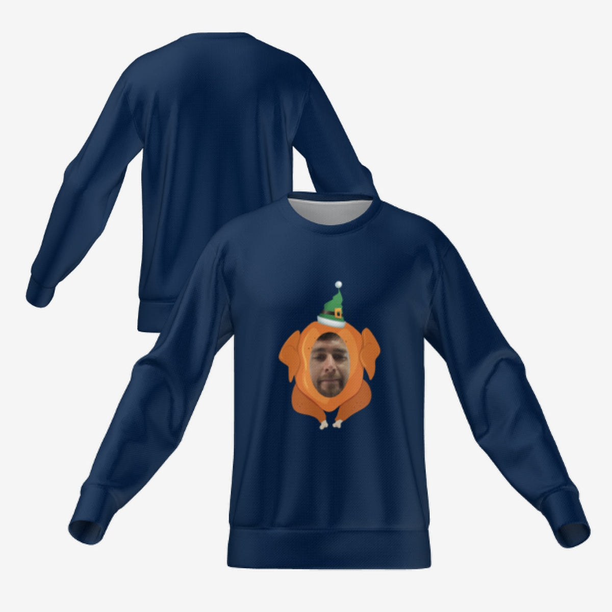 TURKEY HEAD SWEATER - NAVY