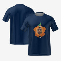 TURKEY HEAD T-SHIRT - NAVY