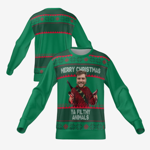 YA FILTHY ANIMALS SWEATER - GREEN