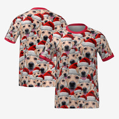 YOUR PETS FACE CHRISTMAS T-SHIRT
